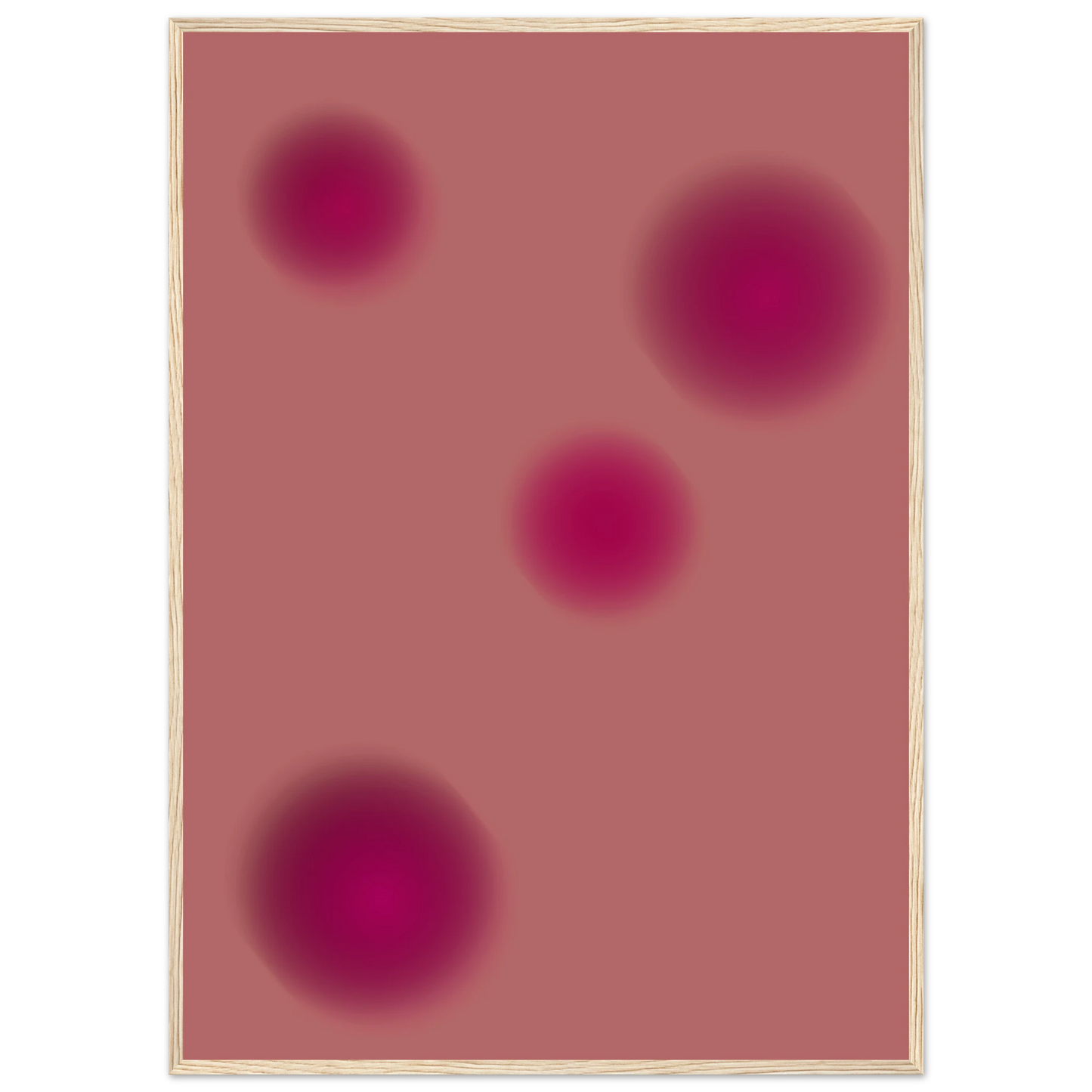 Good vibrations art print in a Black frame size A2 (42 x 59.4  cm) affordable wall art by Art Aunty NZ