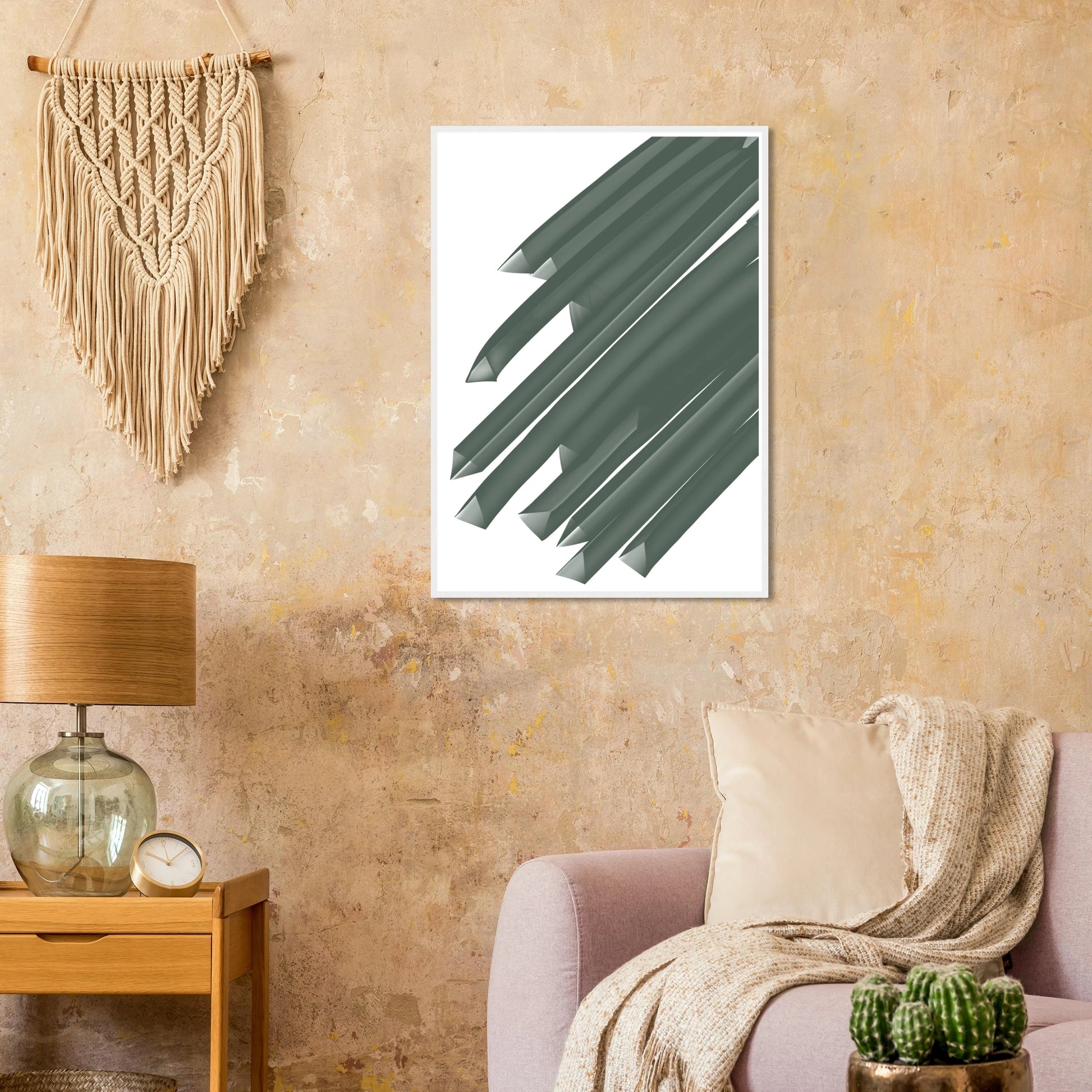 Spare art print in a  size  affordable wall art by Art Aunty NZ