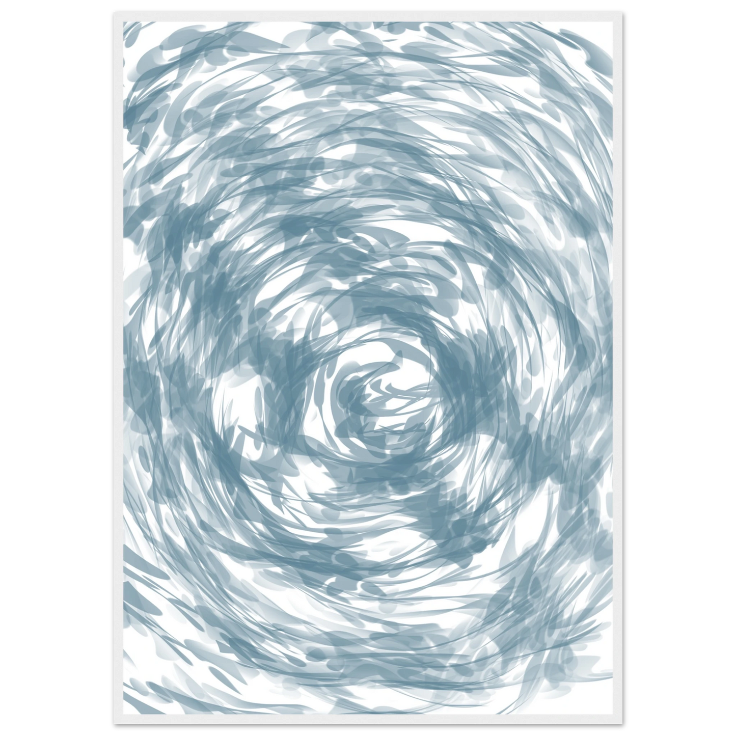 The mind art print in a White frame size 21x29.7 cm / 8x12" affordable wall art by Art Aunty NZ