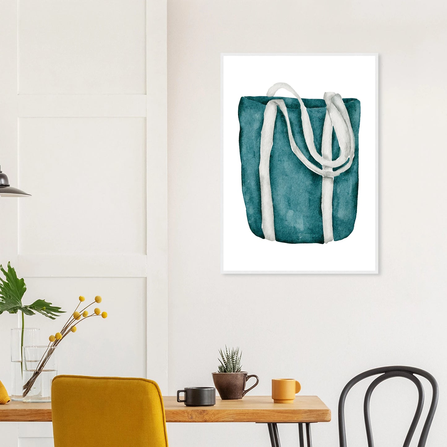 Beach bag 1 art print in a  size  affordable wall art by Art Aunty NZ