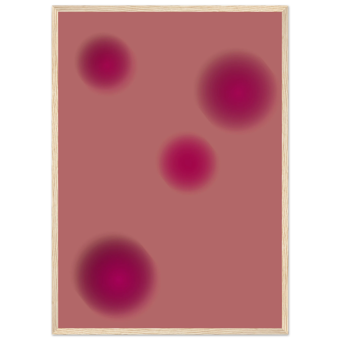 Good vibrations art print in a White frame size A1 (59.4 x 84.1  cm) affordable wall art by Art Aunty NZ