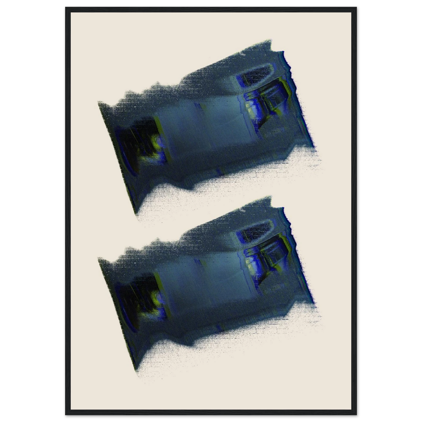 Closer look art print in a Wood frame size A2 (42 x 59.4  cm) affordable wall art by Art Aunty NZ